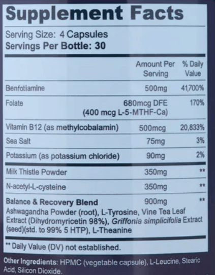 Cloud9-Daily-Restore-Ingredients-Supplement-Facts