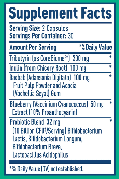 NativePath Native Synbiotic supplement facts