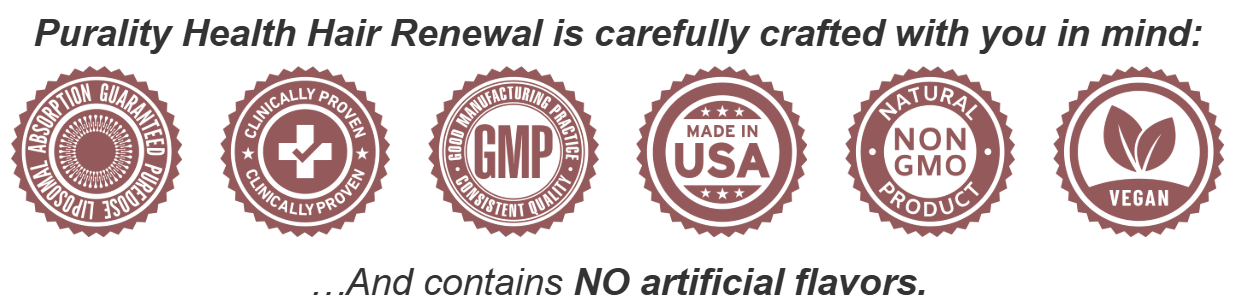 Purality Health Hair Renewal Certificates